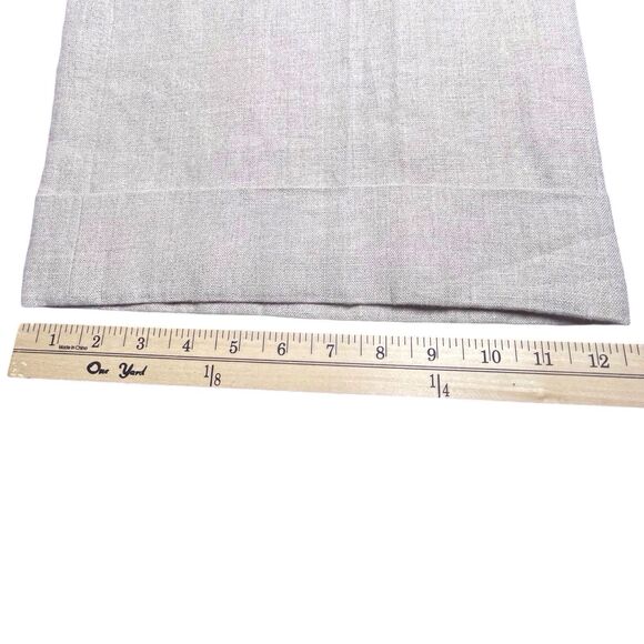 Michael Kors Plus Size 20W Wide Leg Linen Trousers Cuffed Beige NWT - Picture 15 of 16